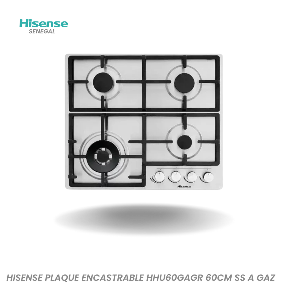 Plaque de cuisson Hisense encastrable à gaz